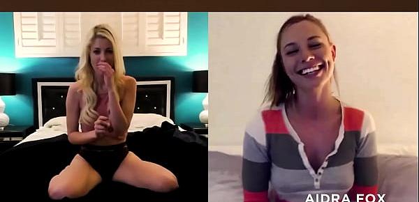 Aidra Fox Enjoys Webcam Sex With Lesbian GF, Charlotte Stokely